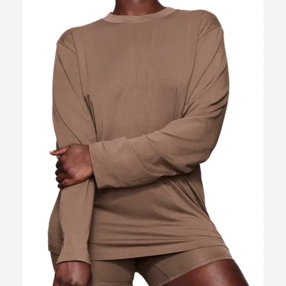 Skims Boyfriend Longsleeve Tee
